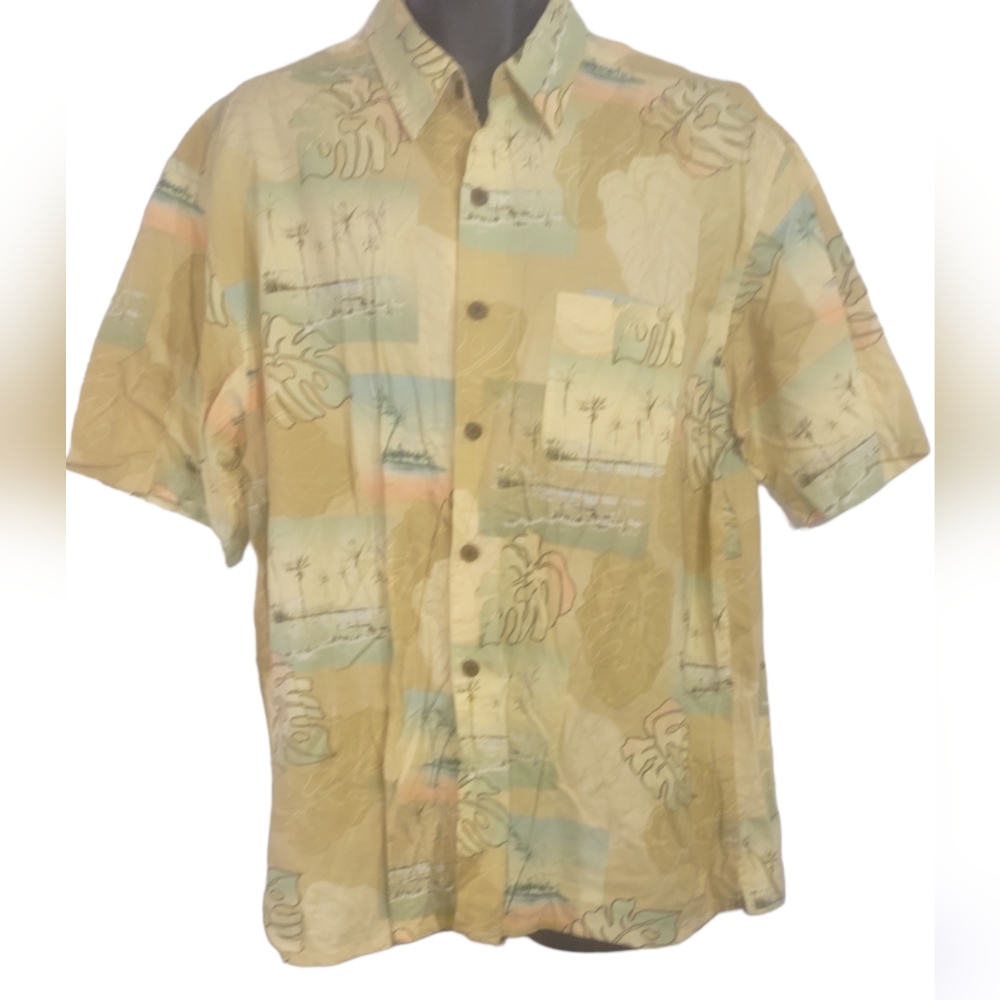 PLANKS ⭐️ Hawaiian Print Shirt